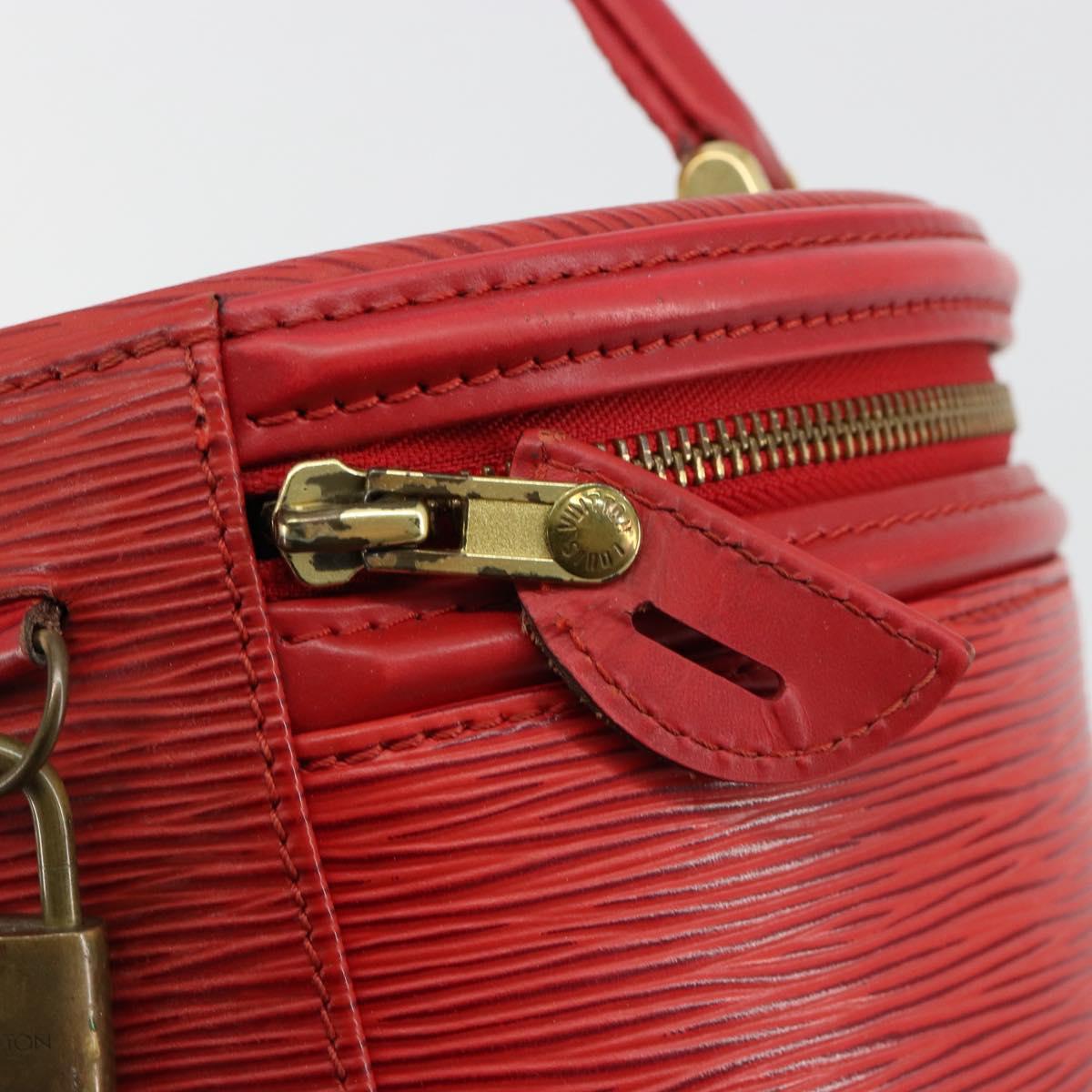 LOUIS VUITTON Epi Cannes Hand Bag Red M48037 LV Auth 182903A