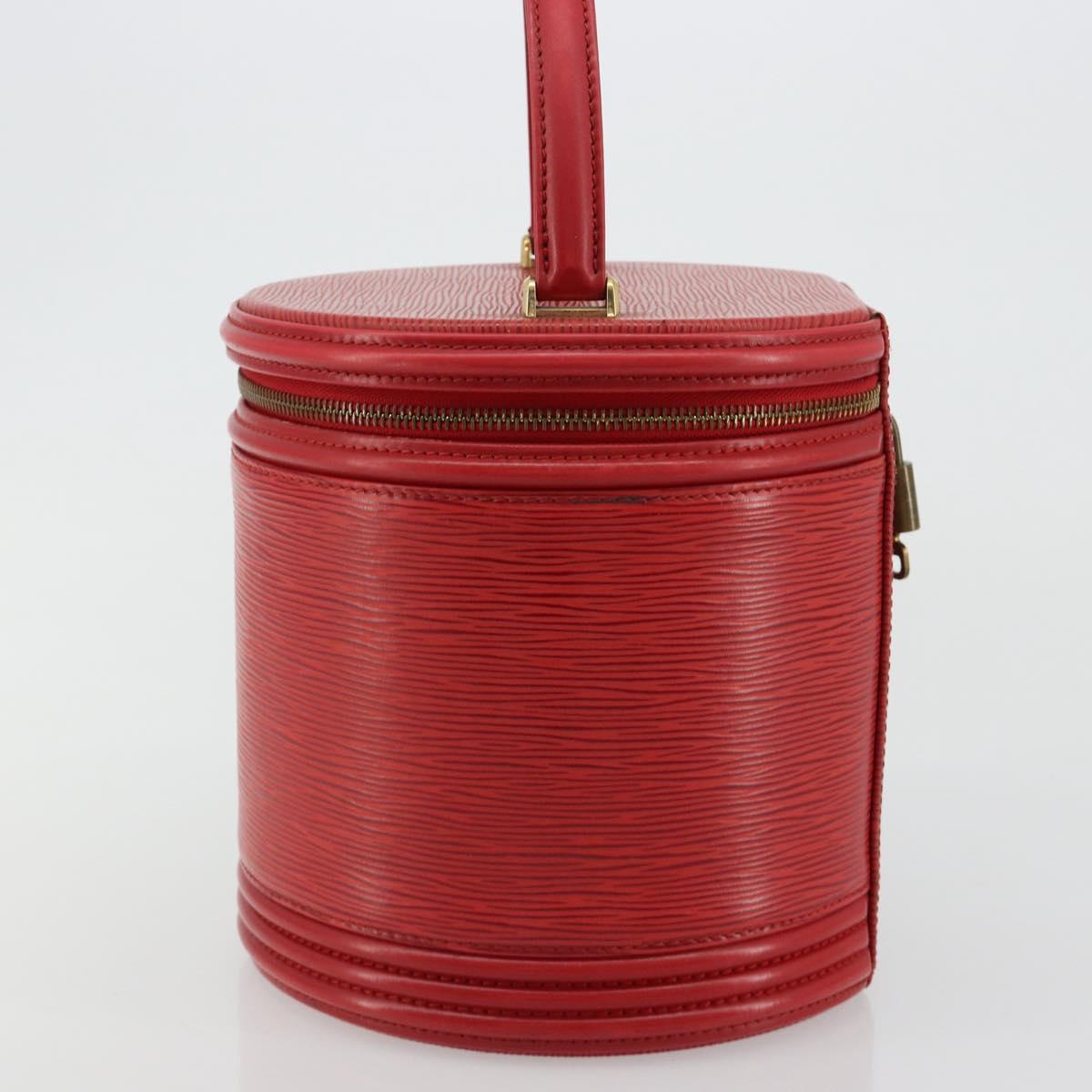 LOUIS VUITTON Epi Cannes Hand Bag Red M48037 LV Auth 182903A