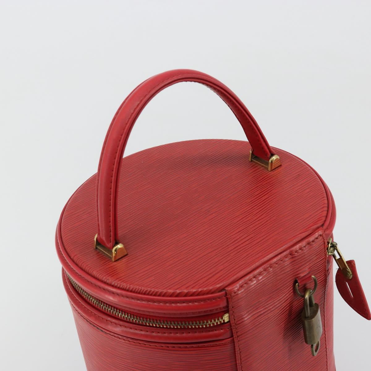 LOUIS VUITTON Epi Cannes Hand Bag Red M48037 LV Auth 182903A
