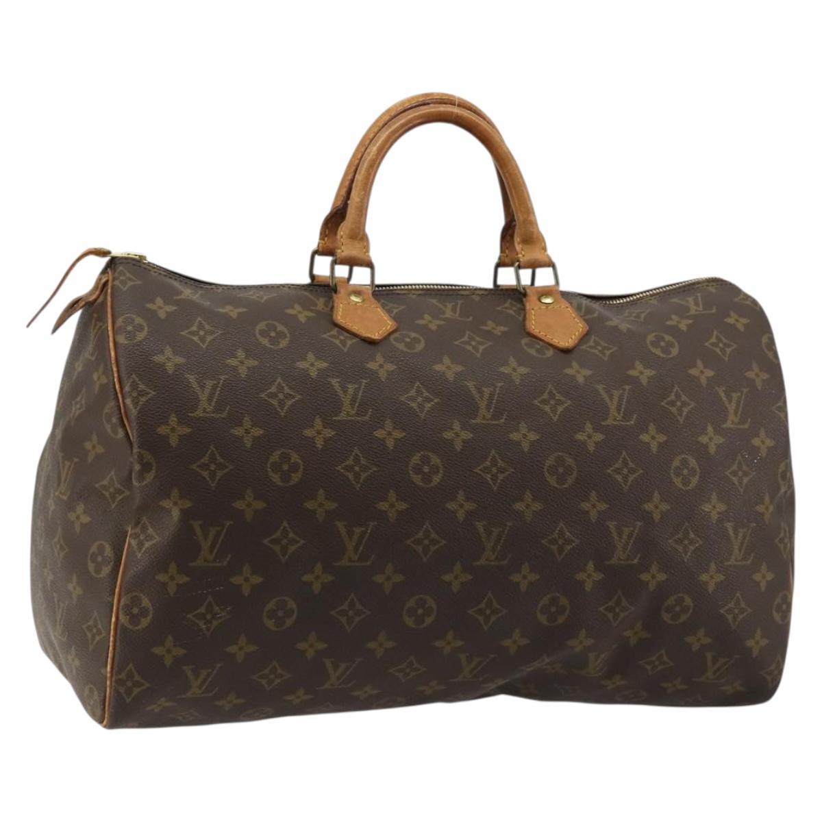 LOUIS VUITTON Monogram Speedy 40 Hand Bag M41522 LV Auth 182926A