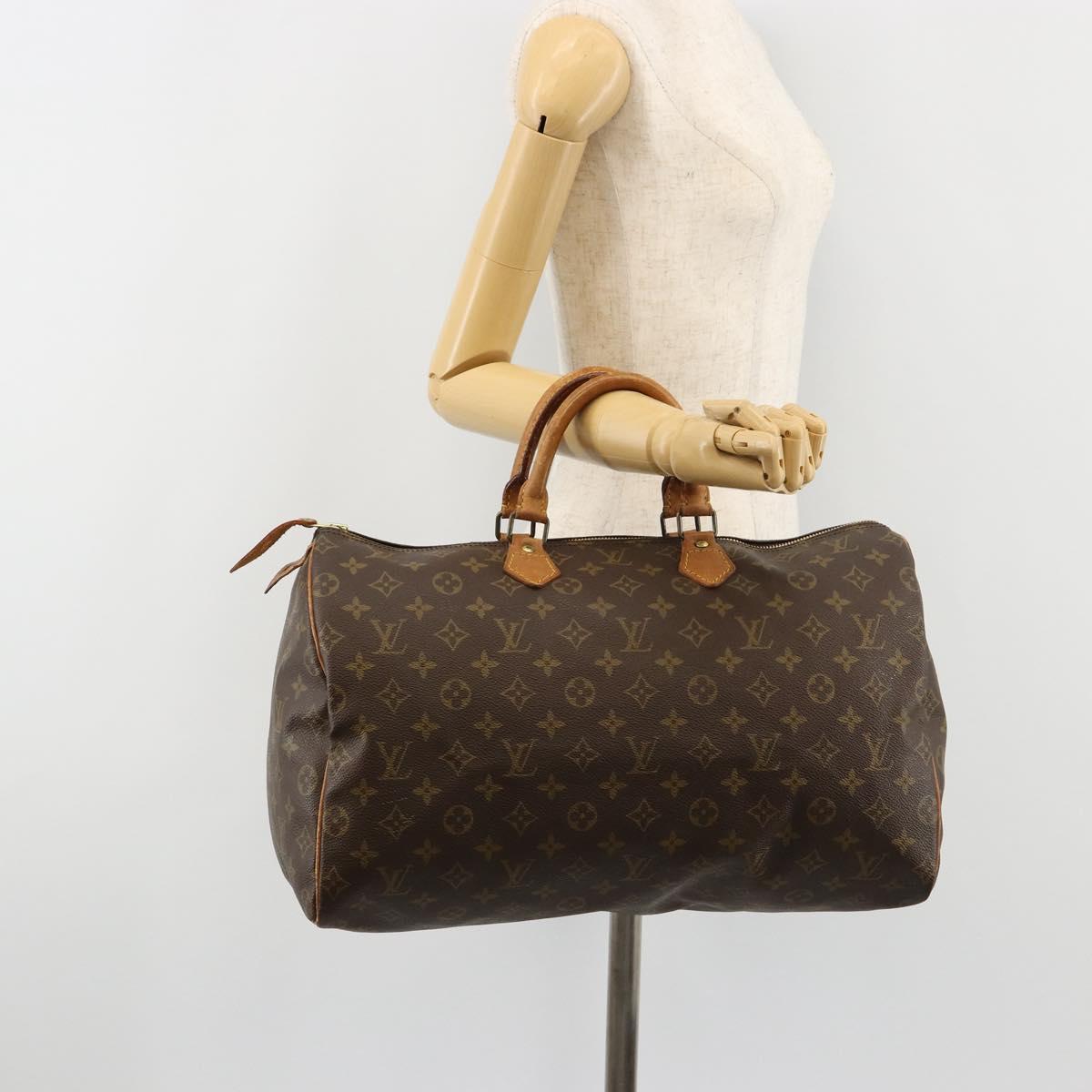 LOUIS VUITTON Monogram Speedy 40 Hand Bag M41522 LV Auth 182926A
