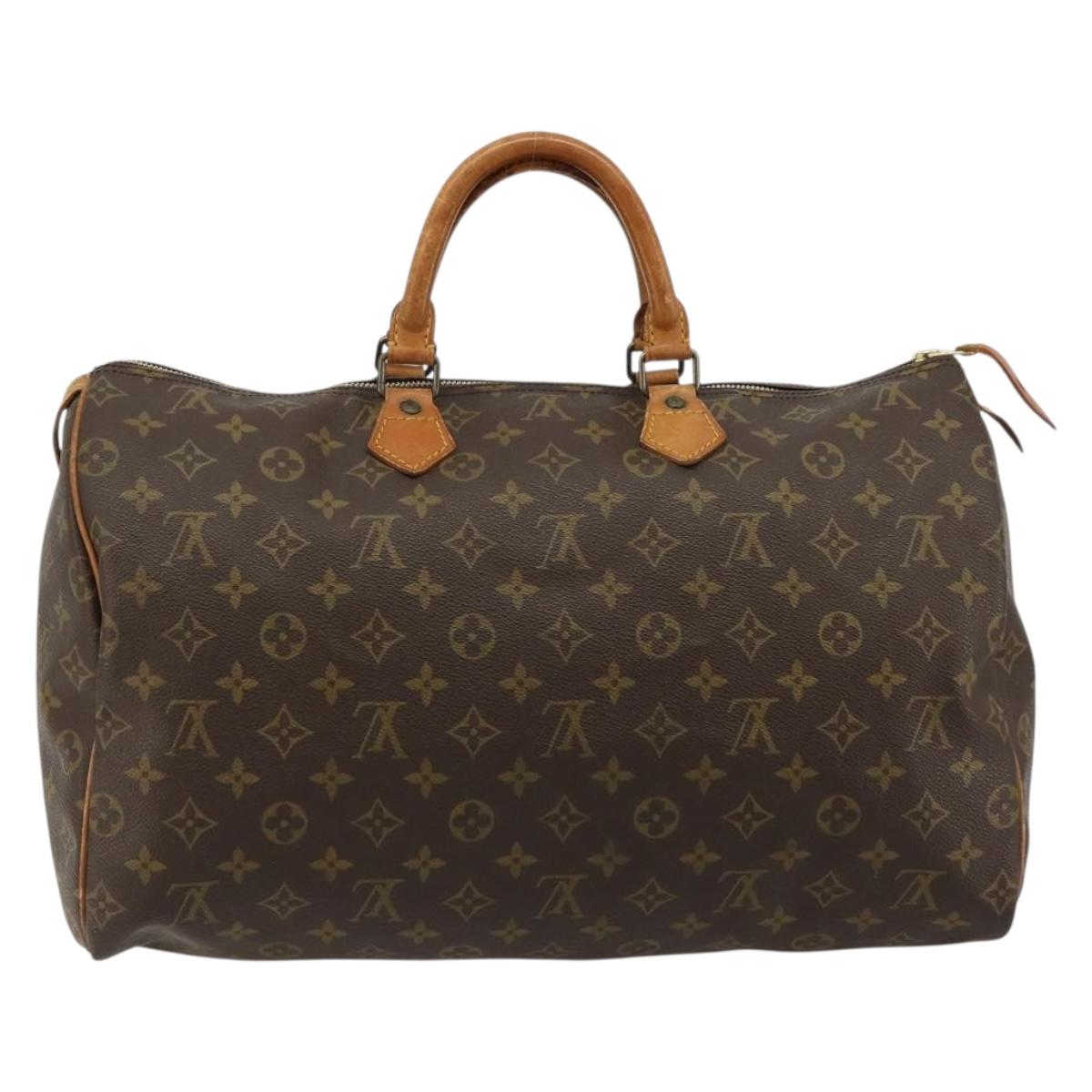 LOUIS VUITTON Monogram Speedy 40 Hand Bag M41522 LV Auth 182926A