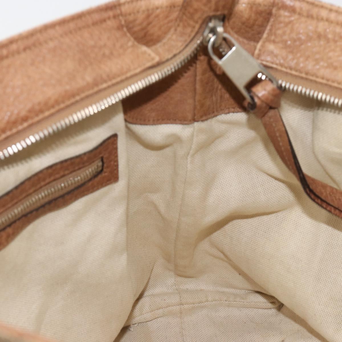 GUCCI GG Canvas Miss GG Hand Bag Outlet Beige Silver 323675 Auth 182927