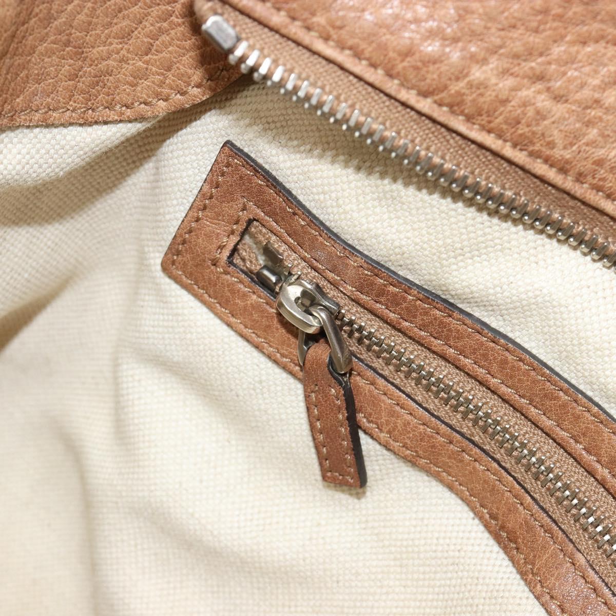 GUCCI GG Canvas Miss GG Hand Bag Outlet Beige Silver 323675 Auth 182927