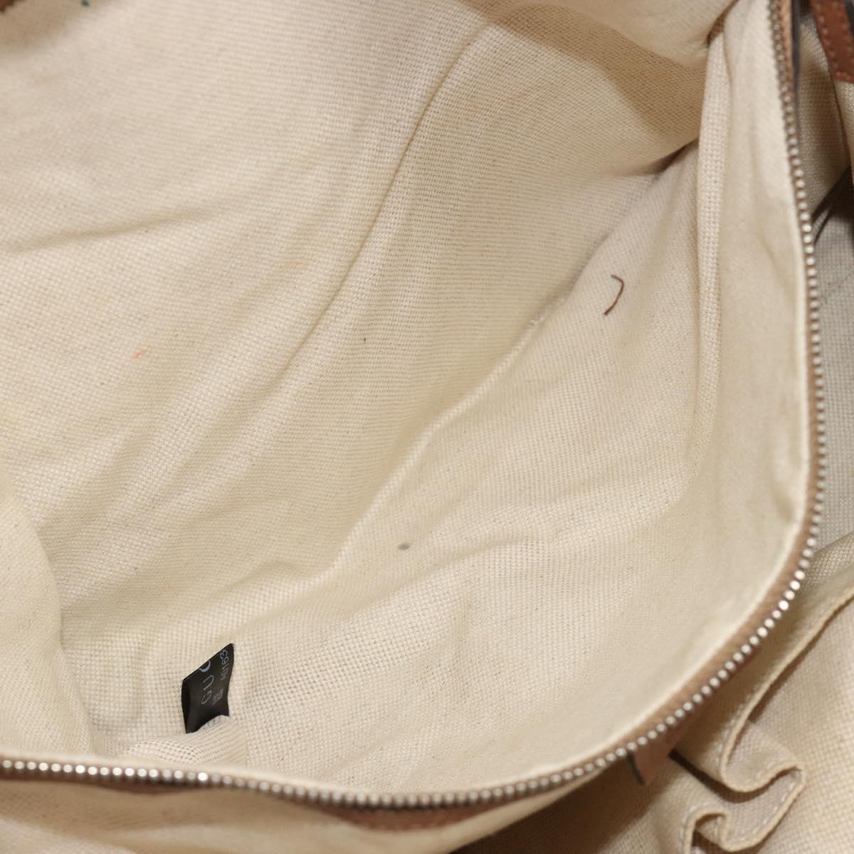 GUCCI GG Canvas Miss GG Hand Bag Outlet Beige Silver 323675 Auth 182927