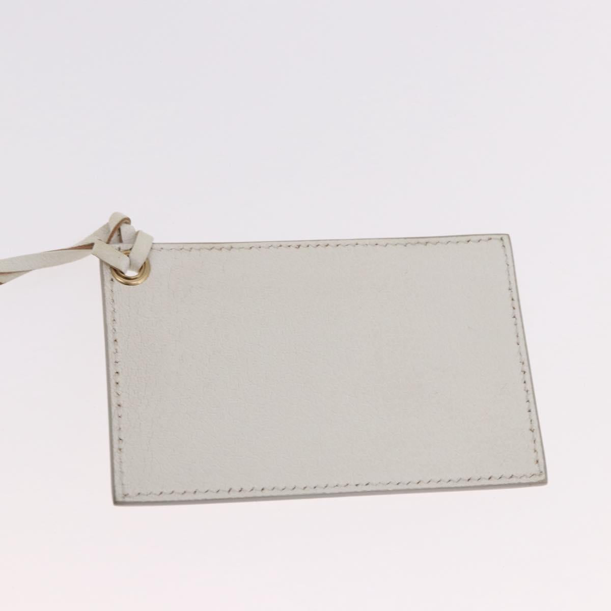 BALENCIAGA The City Metallic Edge Bag Leather 2way White 390154 Auth 182929A