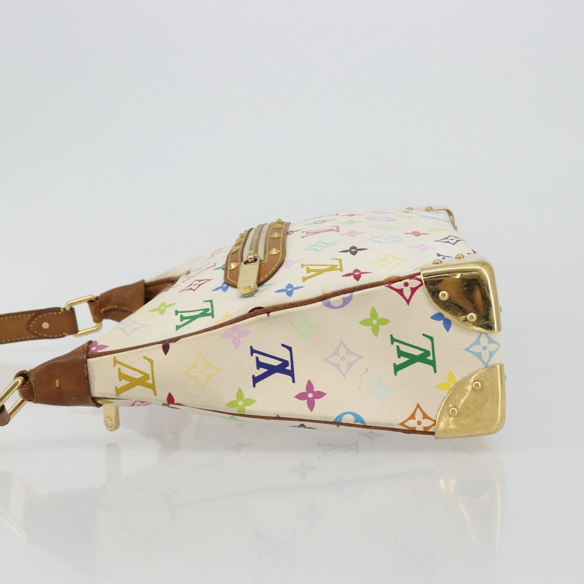 LOUIS VUITTON Monogram Multicolor Boulogne Bag White M92660 LV Auth 182931