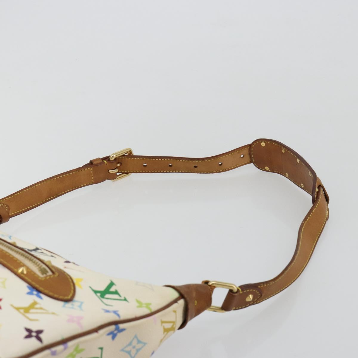 LOUIS VUITTON Monogram Multicolor Boulogne Bag White M92660 LV Auth 182931