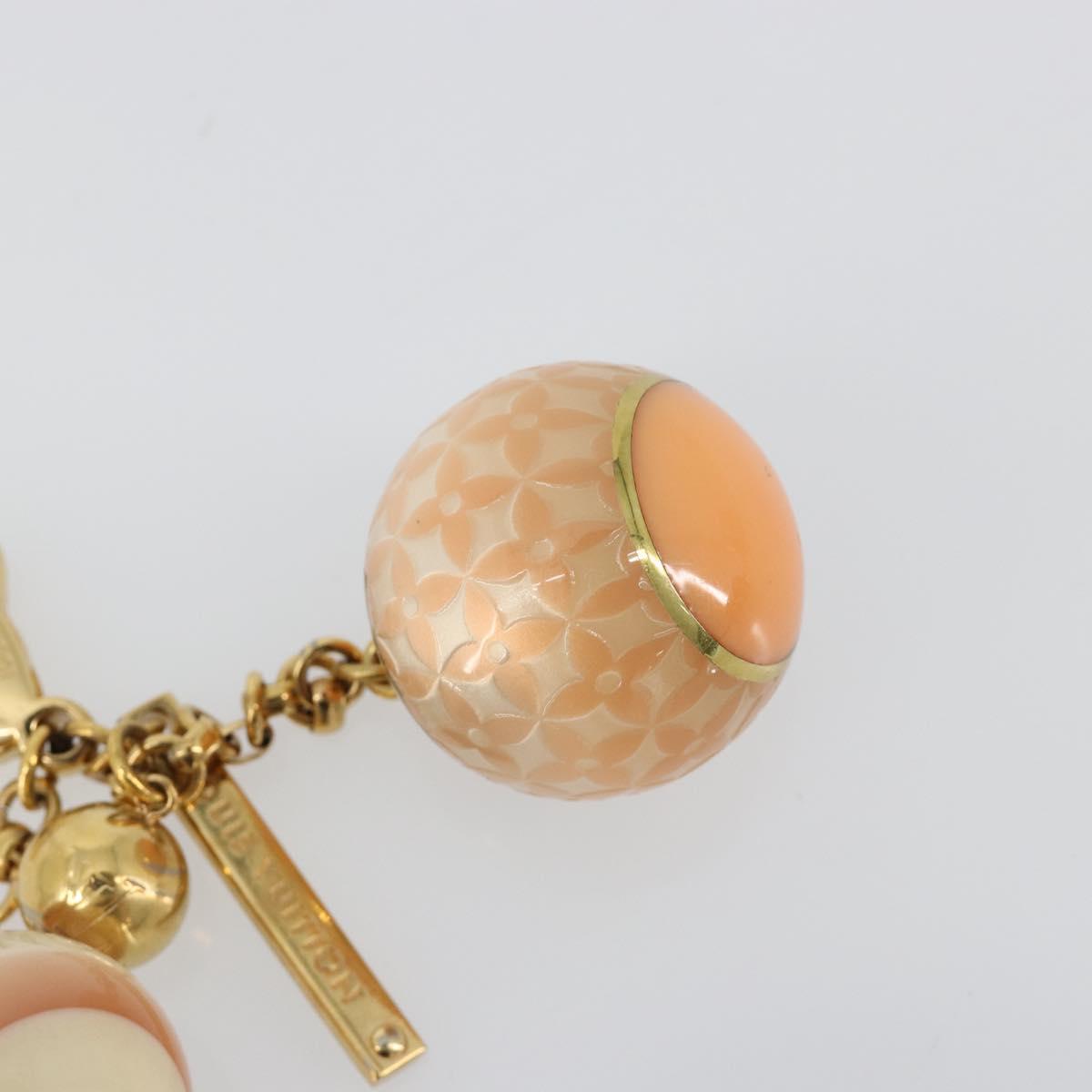 LOUIS VUITTON Bijoux Sac Mini Run Croisette Charm metal Gold M95507 Auth 182943M