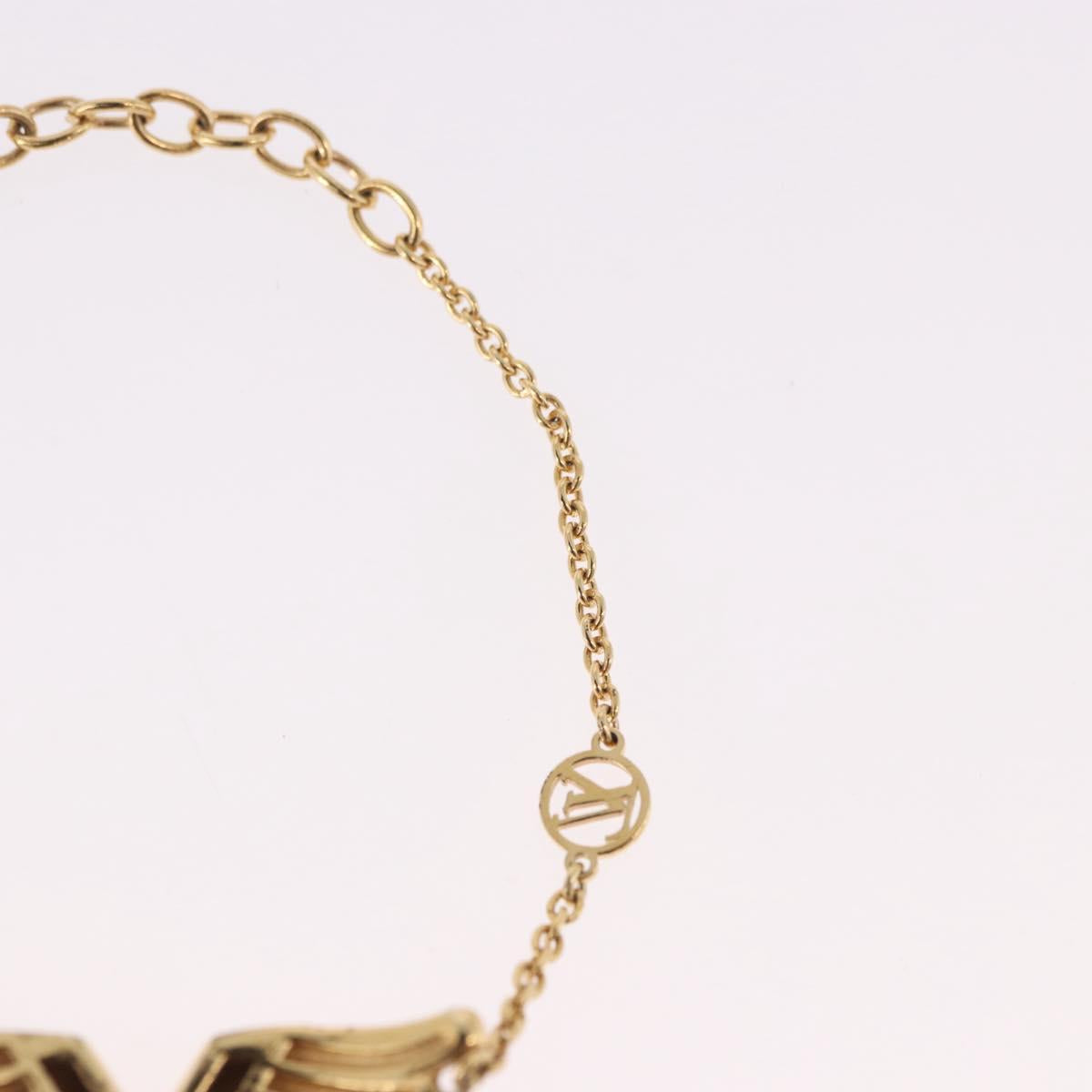 LOUIS VUITTON Brassley Essential V California Bracelet Gold M69580 Auth 182949M
