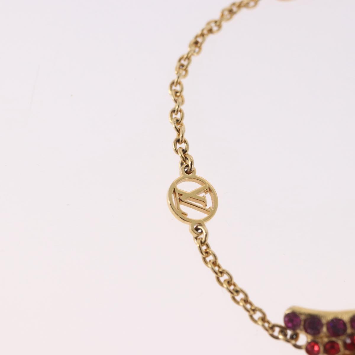 LOUIS VUITTON Brassley Essential V California Bracelet Gold M69580 Auth 182949M