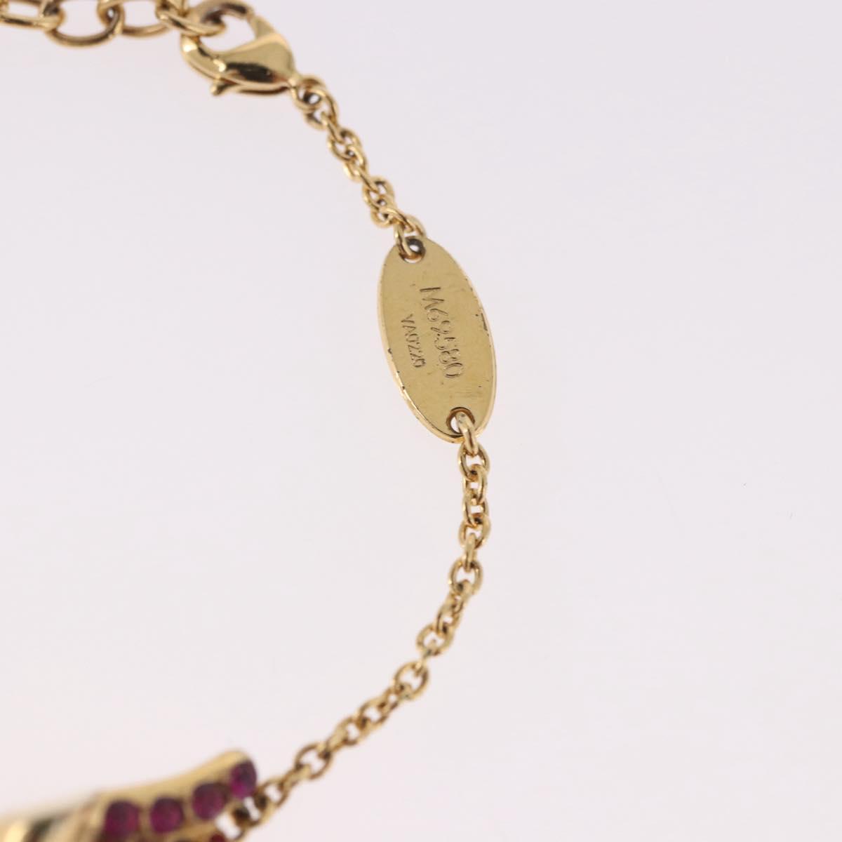 LOUIS VUITTON Brassley Essential V California Bracelet Gold M69580 Auth 182949M