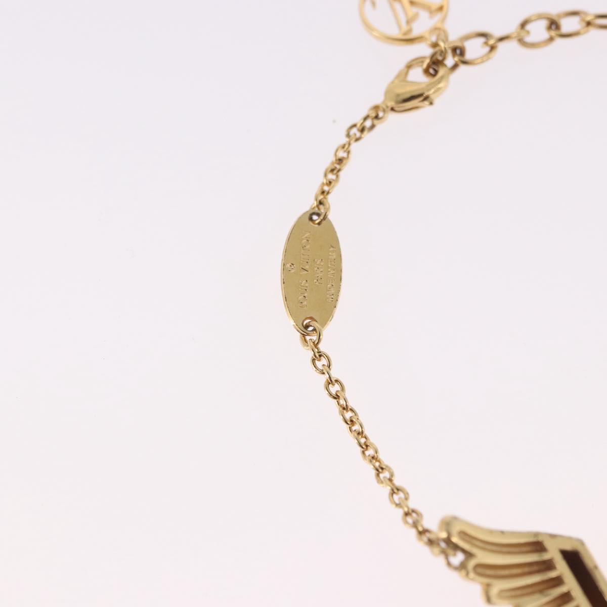 LOUIS VUITTON Brassley Essential V California Bracelet Gold M69580 Auth 182949M