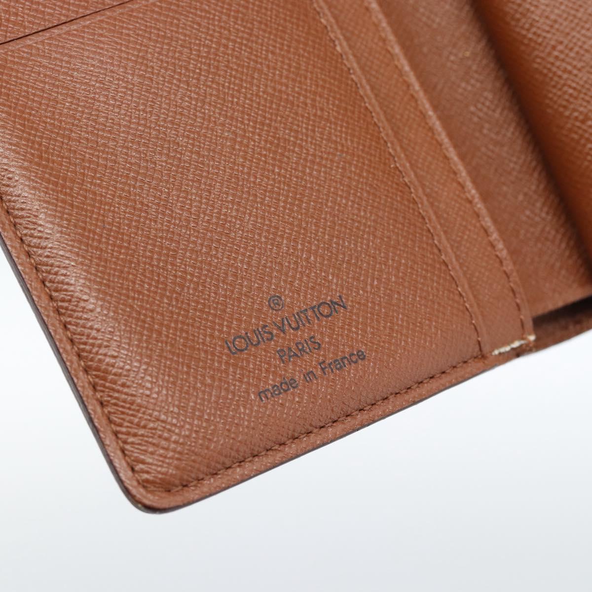 LOUIS VUITTON Monogram Porte Monnaie Billets Viennois M61663 LV Auth 182956