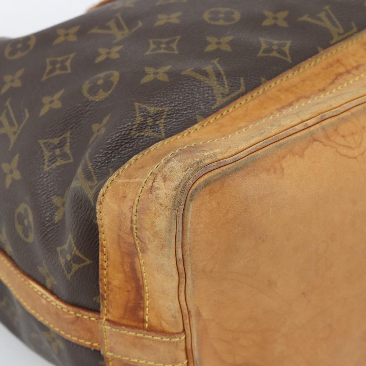 LOUIS VUITTON Monogram Noe Shoulder Bag M42224 LV Auth 182961