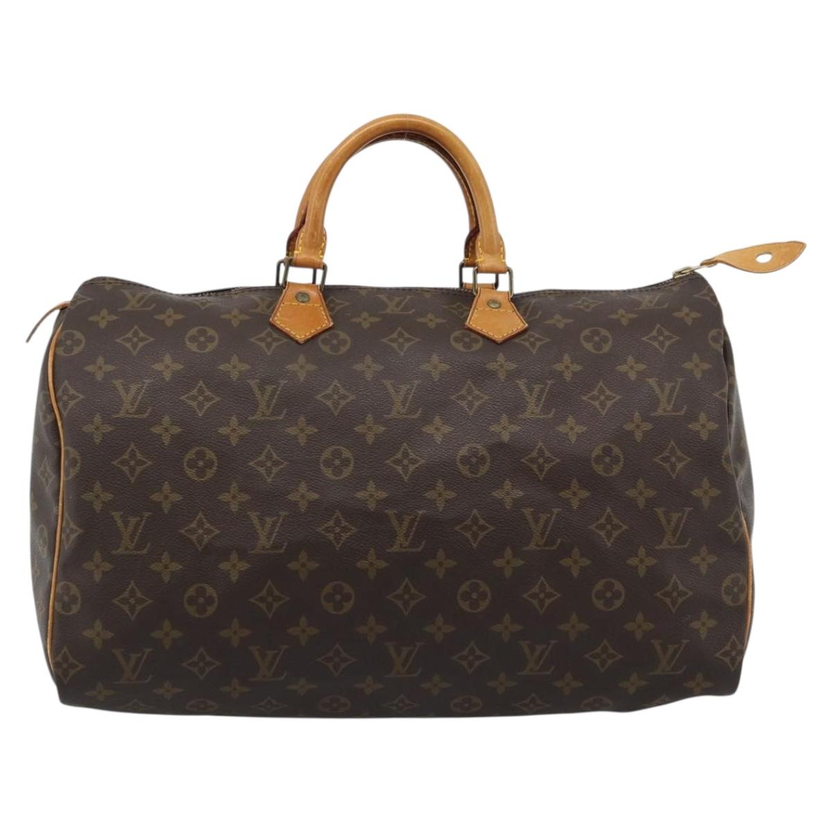 LOUIS VUITTON Monogram Speedy 40 Hand Bag M41522 LV Auth 182974A
