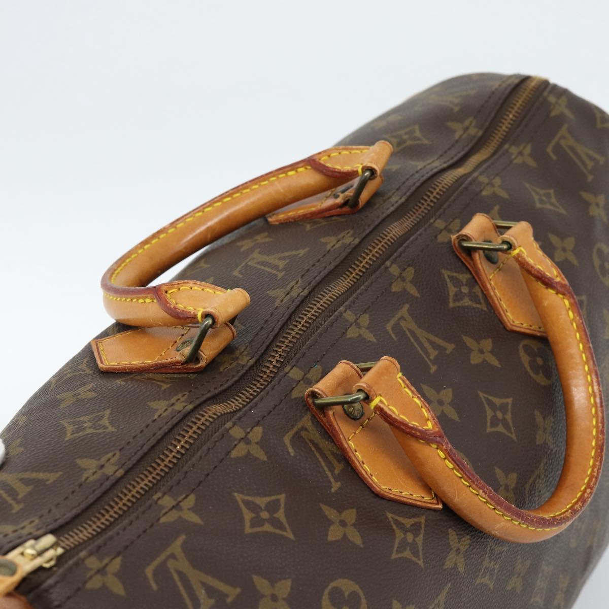 LOUIS VUITTON Monogram Speedy 40 Hand Bag M41522 LV Auth 182974A
