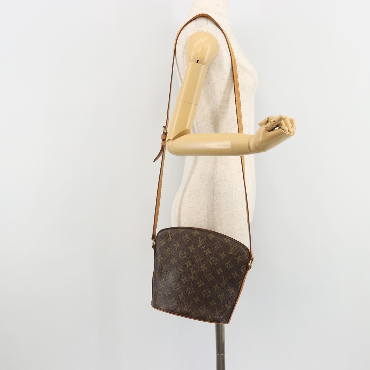 LOUIS VUITTON Monogram Drouot Shoulder Shoulder Bag M51290 LV Auth 182986