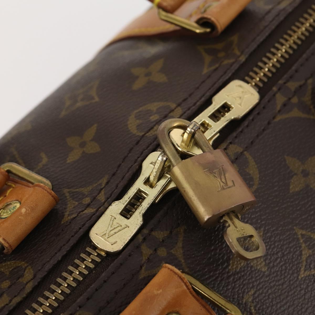 LOUIS VUITTON Monogram Keepall 45 Boston Bag M41428 LV Auth 182994A
