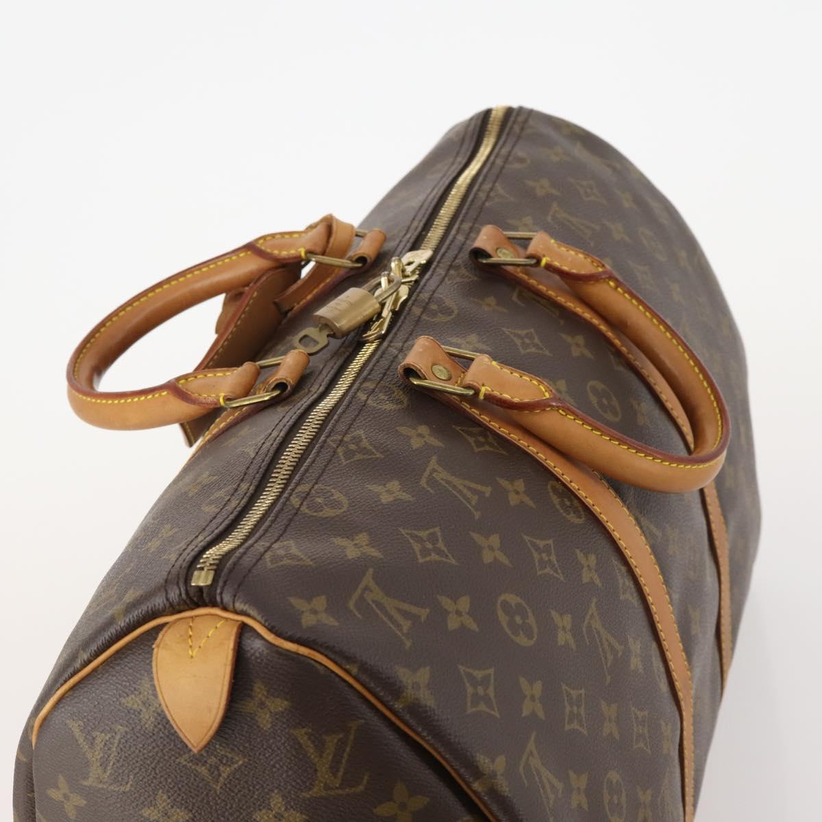 LOUIS VUITTON Monogram Keepall 45 Boston Bag M41428 LV Auth 182994A