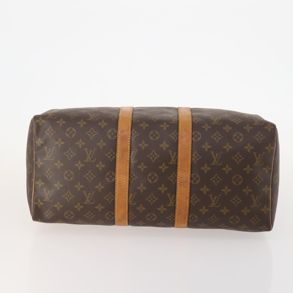 LOUIS VUITTON Monogram Keepall 45 Boston Bag M41428 LV Auth 182994A