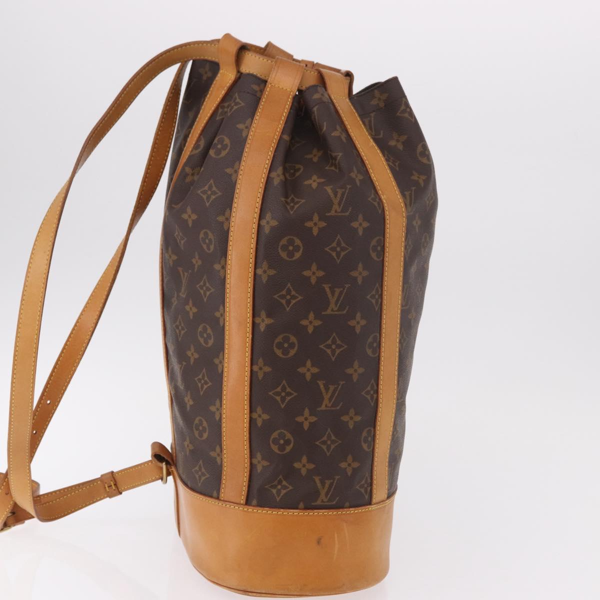 LOUIS VUITTON Monogram Randonnee GM Shoulder Bag M42244 LV Auth 183011A
