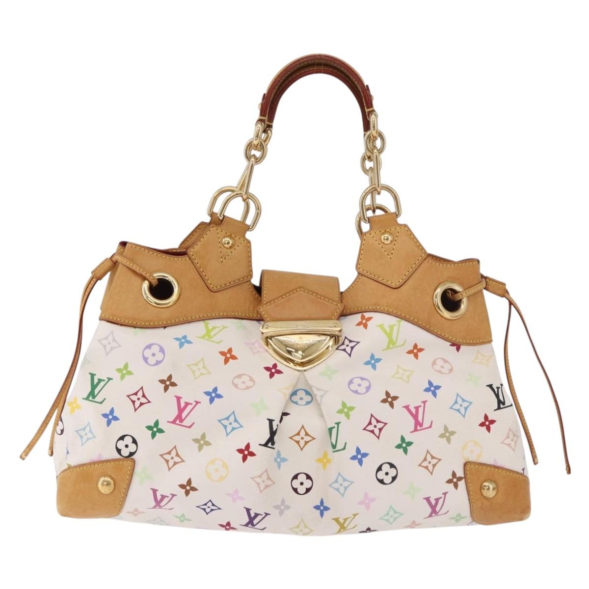LOUIS VUITTON Monogram Multicolor Ursula Tote Bag White M40123 LV Auth 183012V