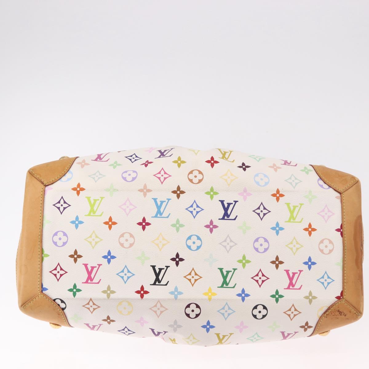 LOUIS VUITTON Monogram Multicolor Ursula Tote Bag White M40123 LV Auth 183012V