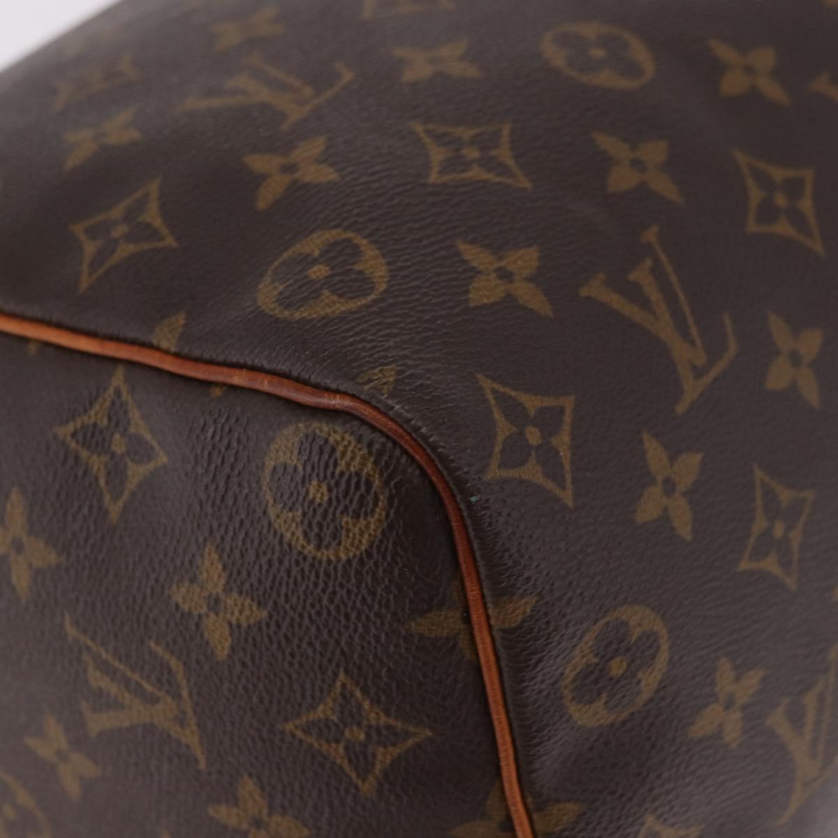 LOUIS VUITTON Monogram Speedy 35 Hand Bag M41524 LV Auth 183027A