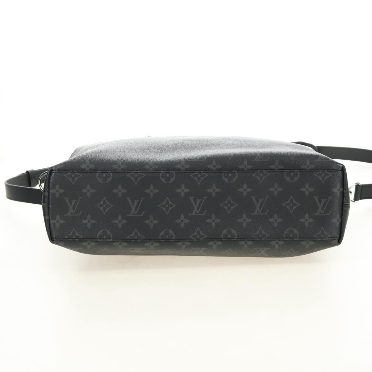 LOUIS VUITTON Monogram Eclipse Explorer Business Bag M40566 LV Auth 183042A
