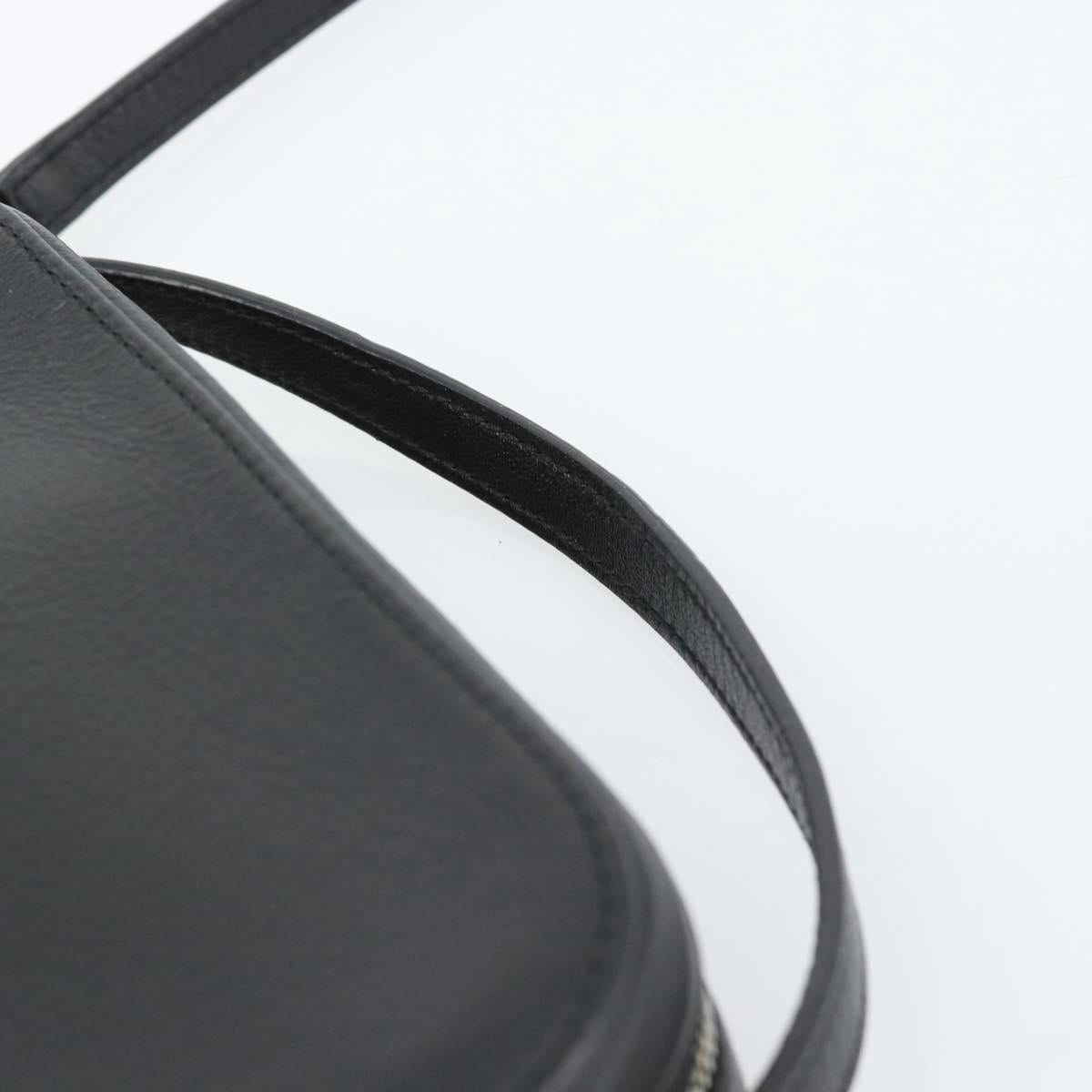 BALENCIAGA Everyday Camera Bag Bag Leather 2way Black Silver 608653 Auth 183054A