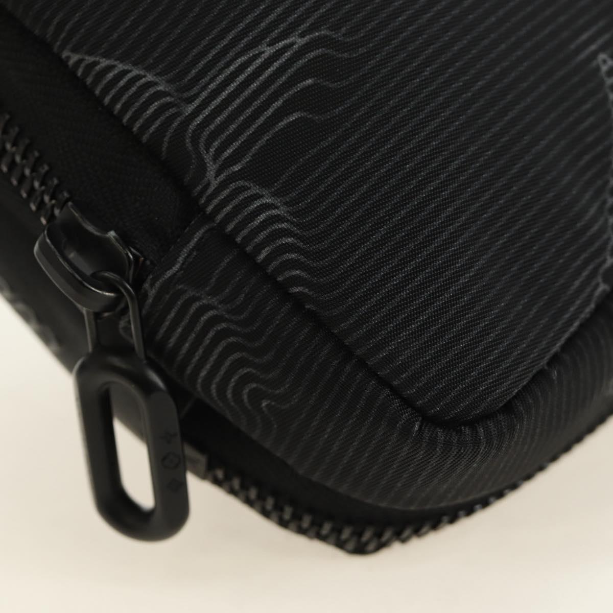 LOUIS VUITTON 3D Monogram Double Phone Pouch Black M80141 LV Auth 183059M