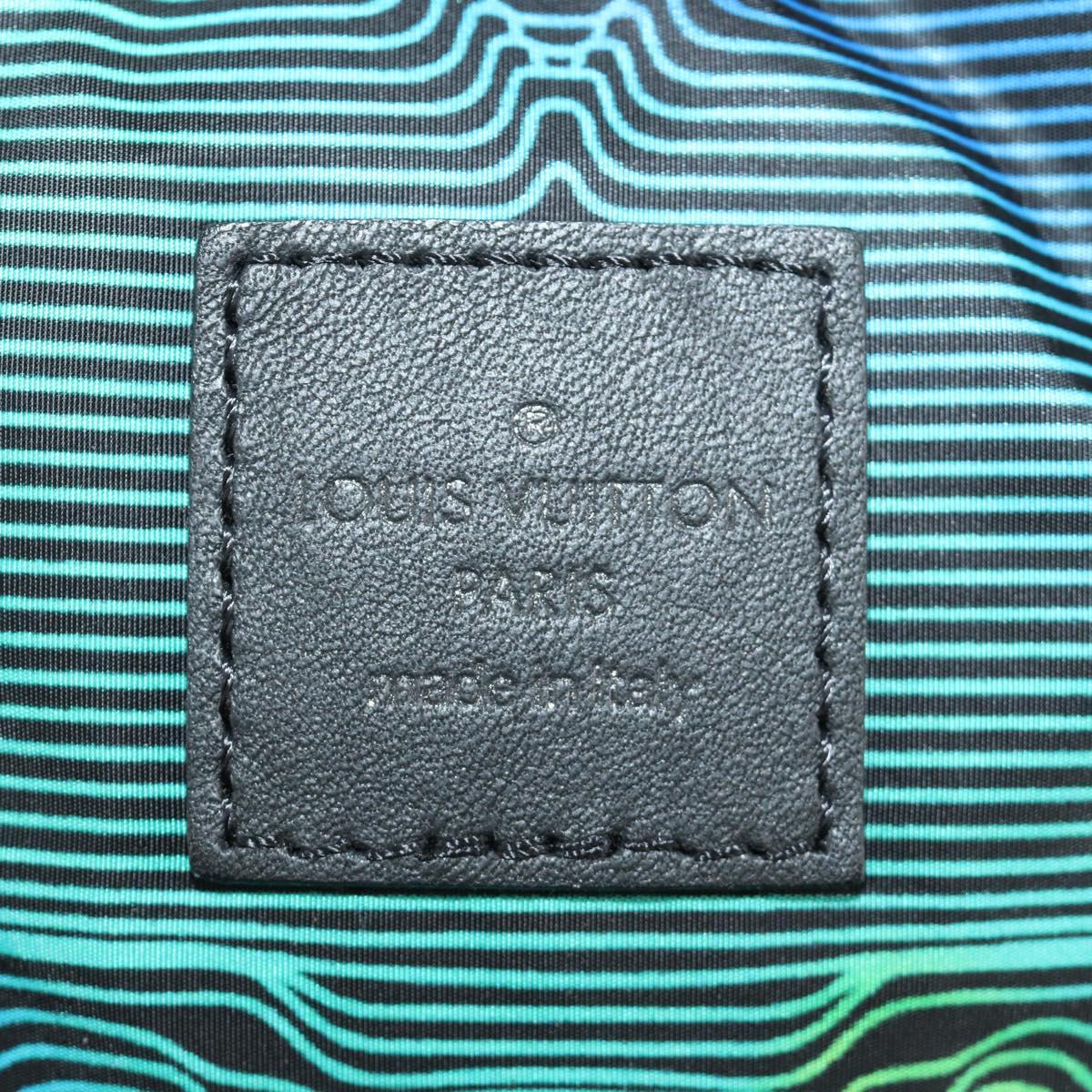 LOUIS VUITTON 3D Monogram Double Phone Pouch Black M80141 LV Auth 183059M