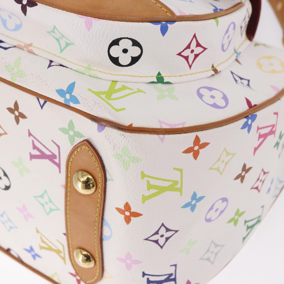 LOUIS VUITTON Monogram Multicolor Rita Hand Bag 2way White M40125 Auth 183062V