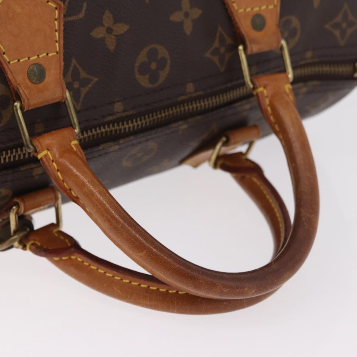 LOUIS VUITTON Monogram Speedy 30 Hand Bag M41526 LV Auth 183067A