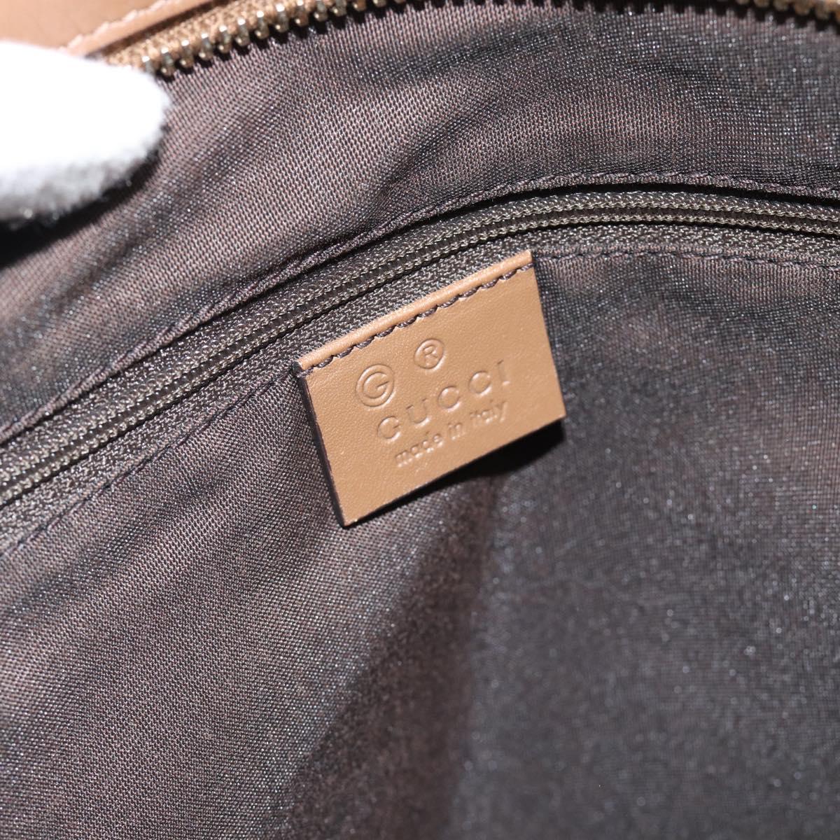 GUCCI GG Canvas Shoulder Bag Outlet Beige Gold 388930 Auth 183071
