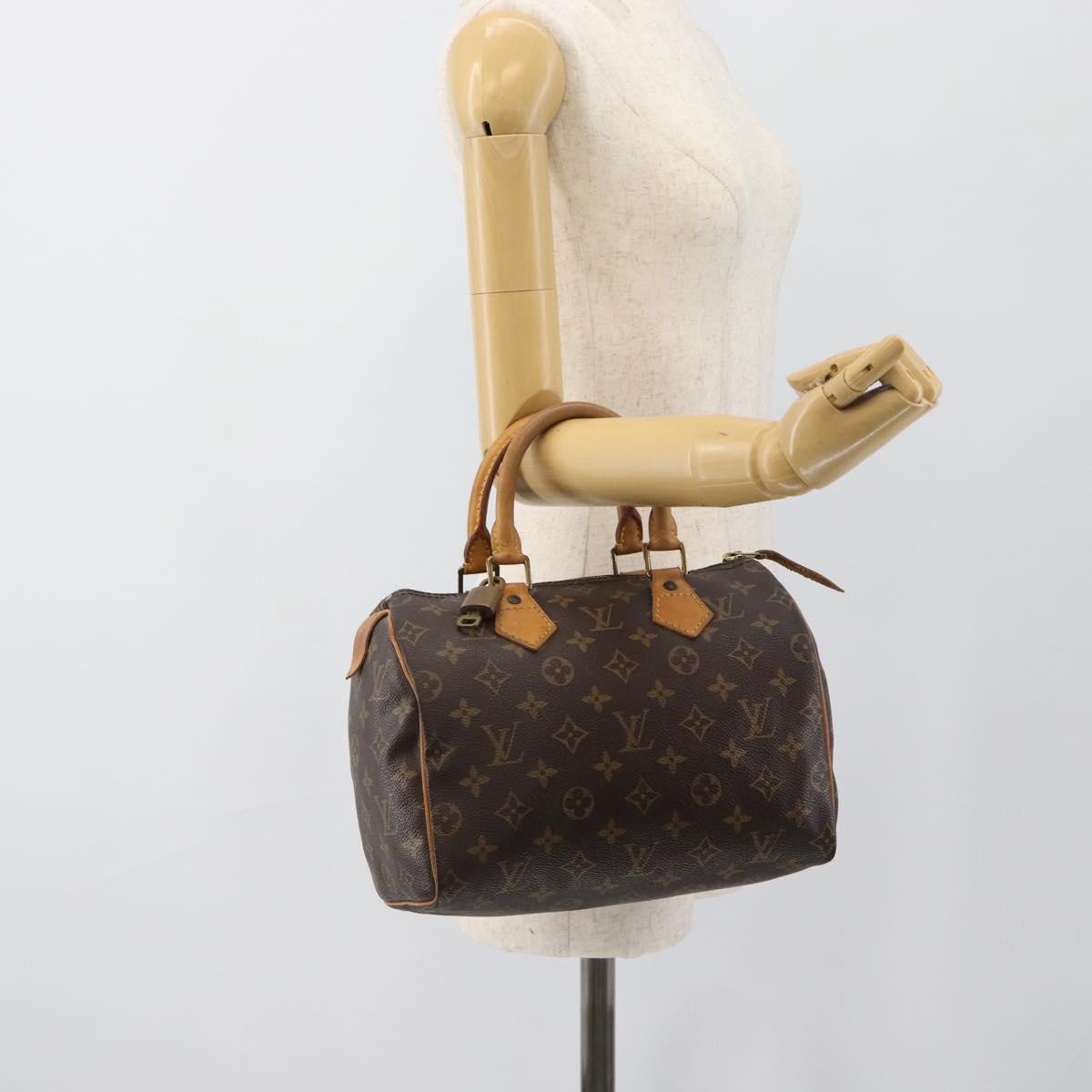 LOUIS VUITTON Monogram Speedy 30 Hand Bag M41526 LV Auth 183072A