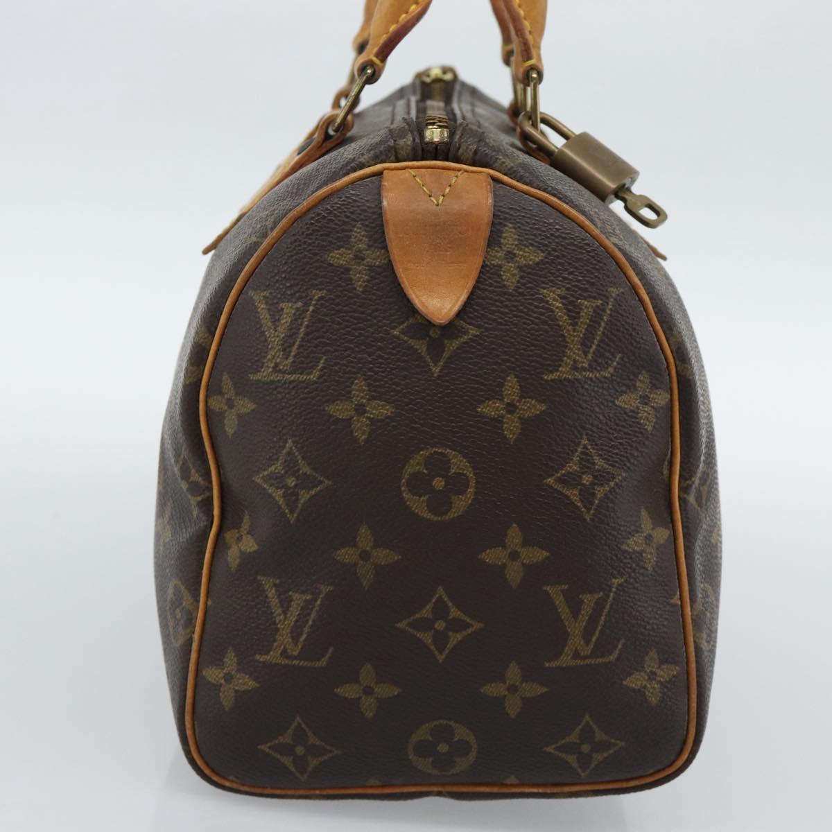 LOUIS VUITTON Monogram Speedy 30 Hand Bag M41526 LV Auth 183072A