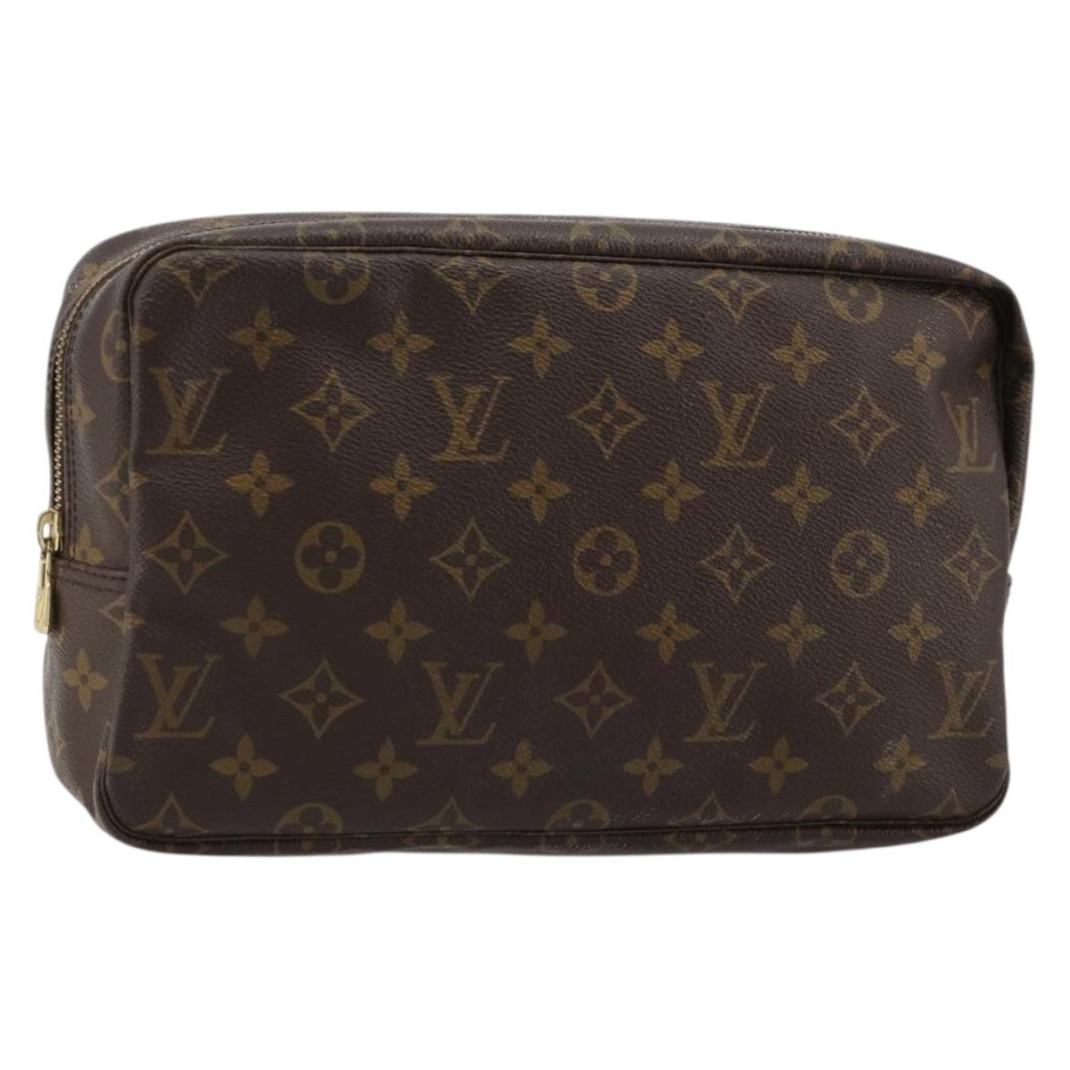 LOUIS VUITTON Monogram Trousse Toilette 28 Clutch Bag M47522 LV Auth 183073