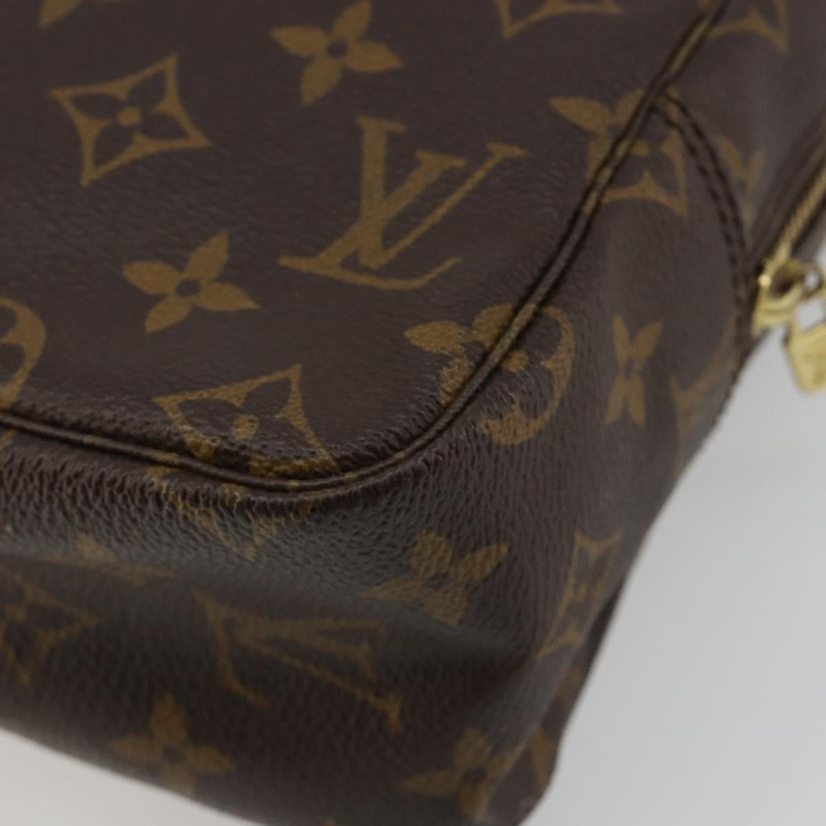 LOUIS VUITTON Monogram Trousse Toilette 28 Clutch Bag M47522 LV Auth 183073