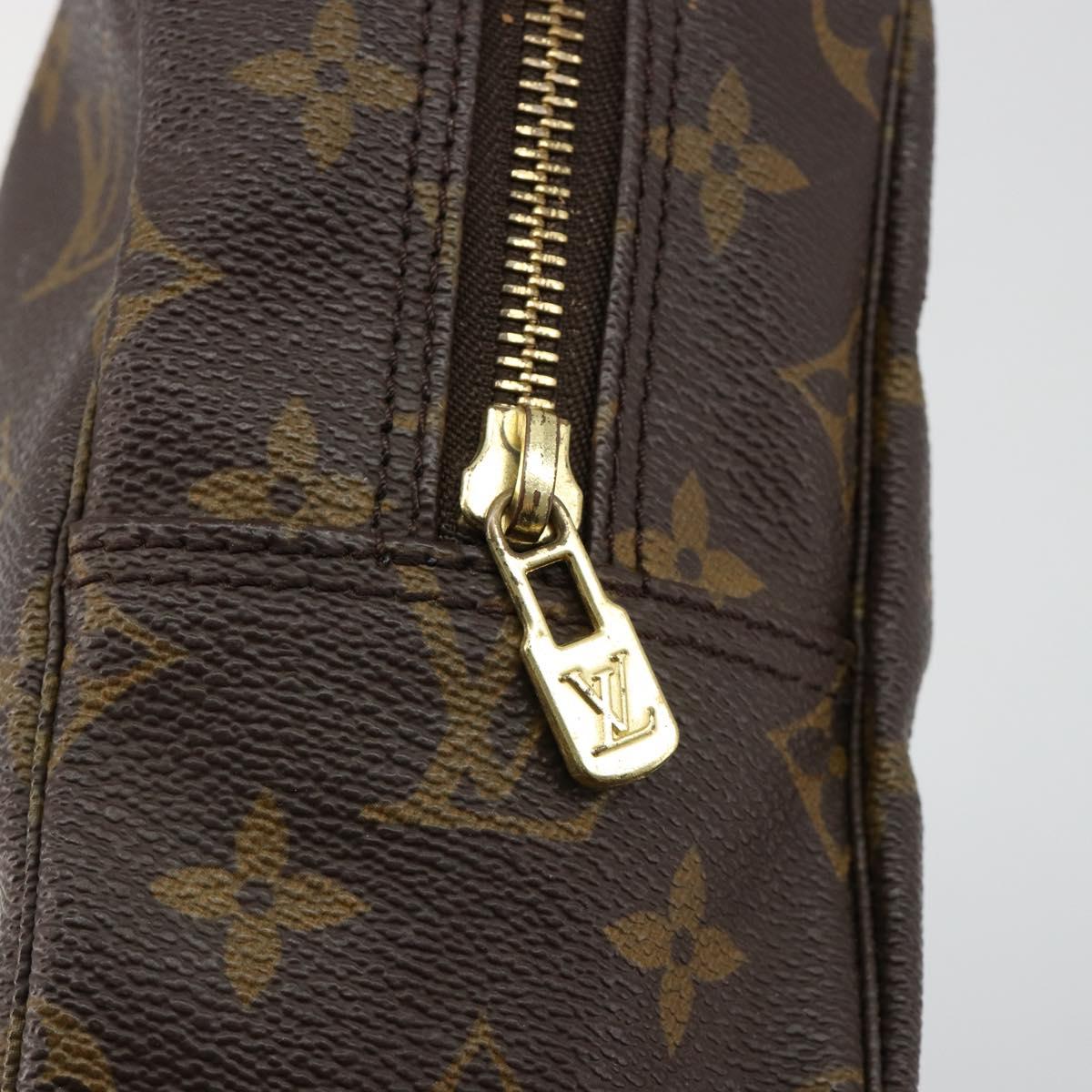 LOUIS VUITTON Monogram Trousse Toilette 28 Clutch Bag M47522 LV Auth 183073