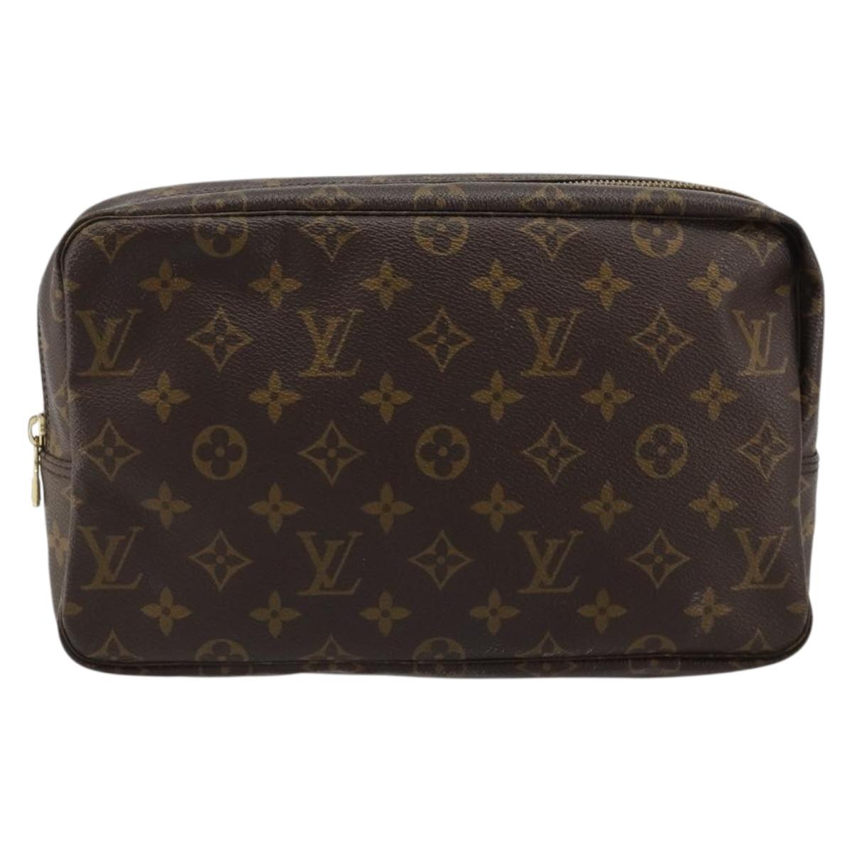 LOUIS VUITTON Monogram Trousse Toilette 28 Clutch Bag M47522 LV Auth 183073