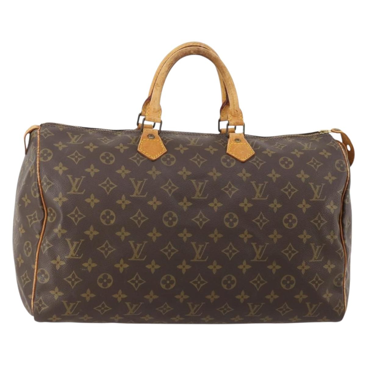 LOUIS VUITTON Monogram Speedy 40 Hand Bag M41522 LV Auth 183075