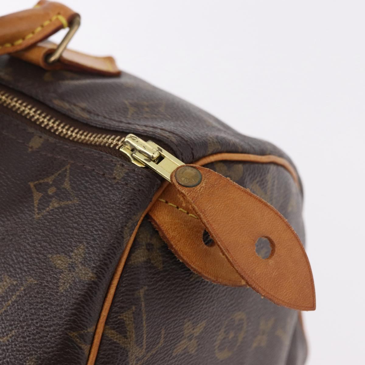 LOUIS VUITTON Monogram Speedy 30 Hand Bag M41526 LV Auth 183083A