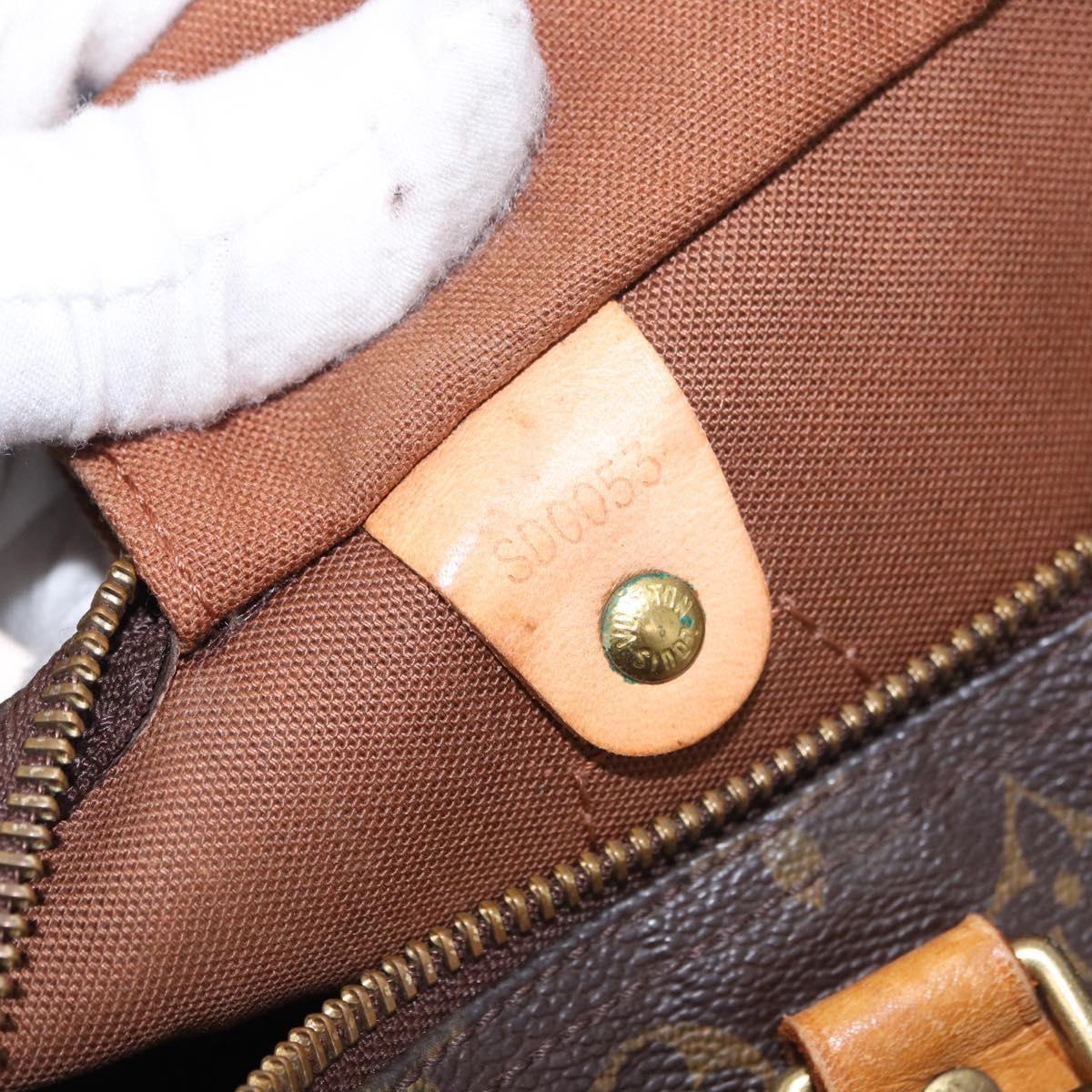 LOUIS VUITTON Monogram Speedy 30 Hand Bag M41526 LV Auth 183083A