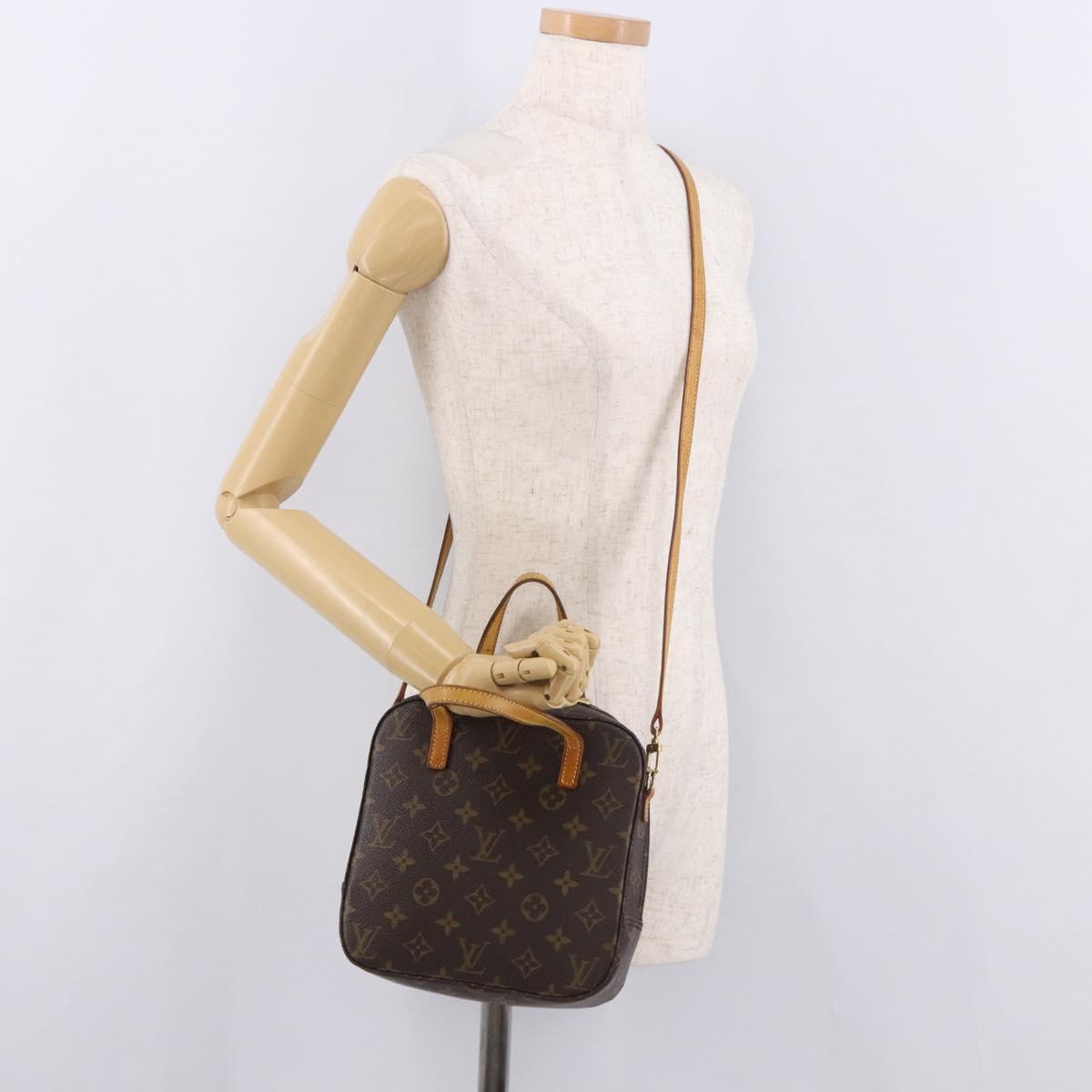 LOUIS VUITTON Monogram Spontini Hand Bag M47500 LV Auth 183085
