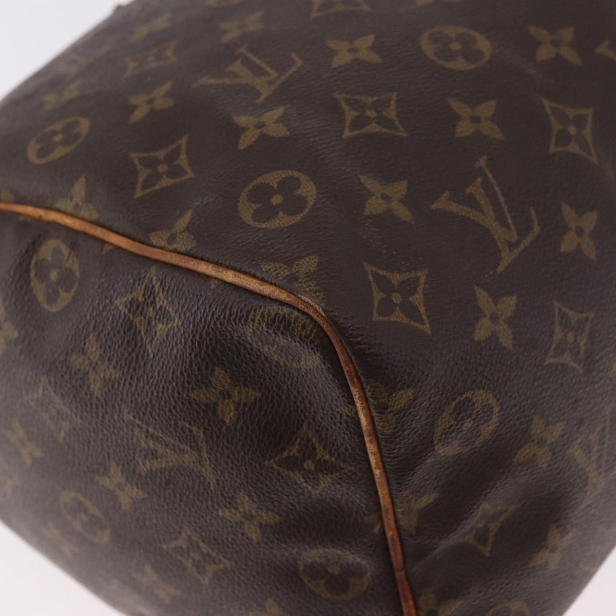 LOUIS VUITTON Monogram Speedy 35 Hand Bag M41524 LV Auth 183086