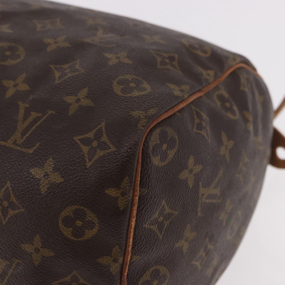LOUIS VUITTON Monogram Speedy 35 Hand Bag M41524 LV Auth 183086