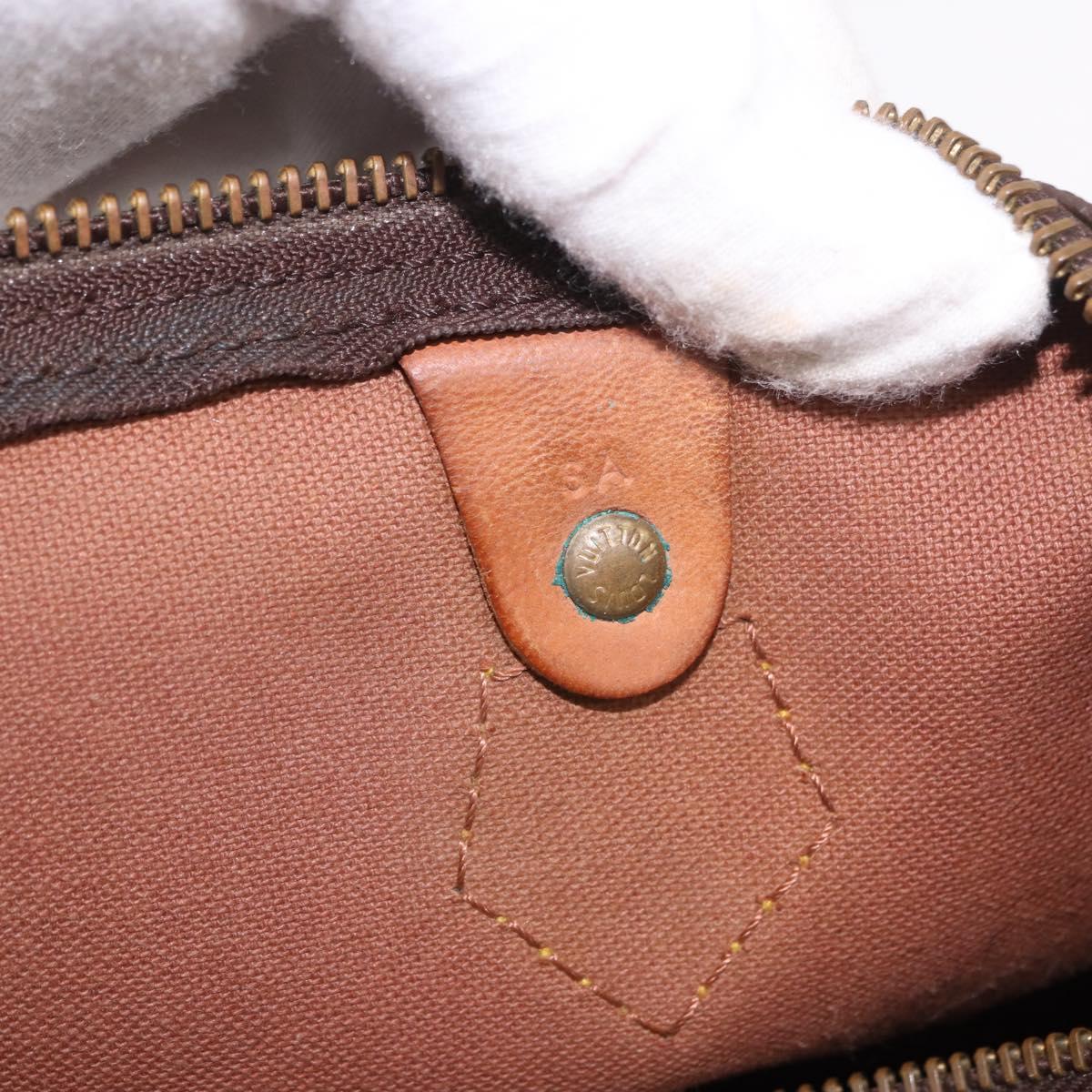 LOUIS VUITTON Monogram Speedy 35 Hand Bag M41524 LV Auth 183086