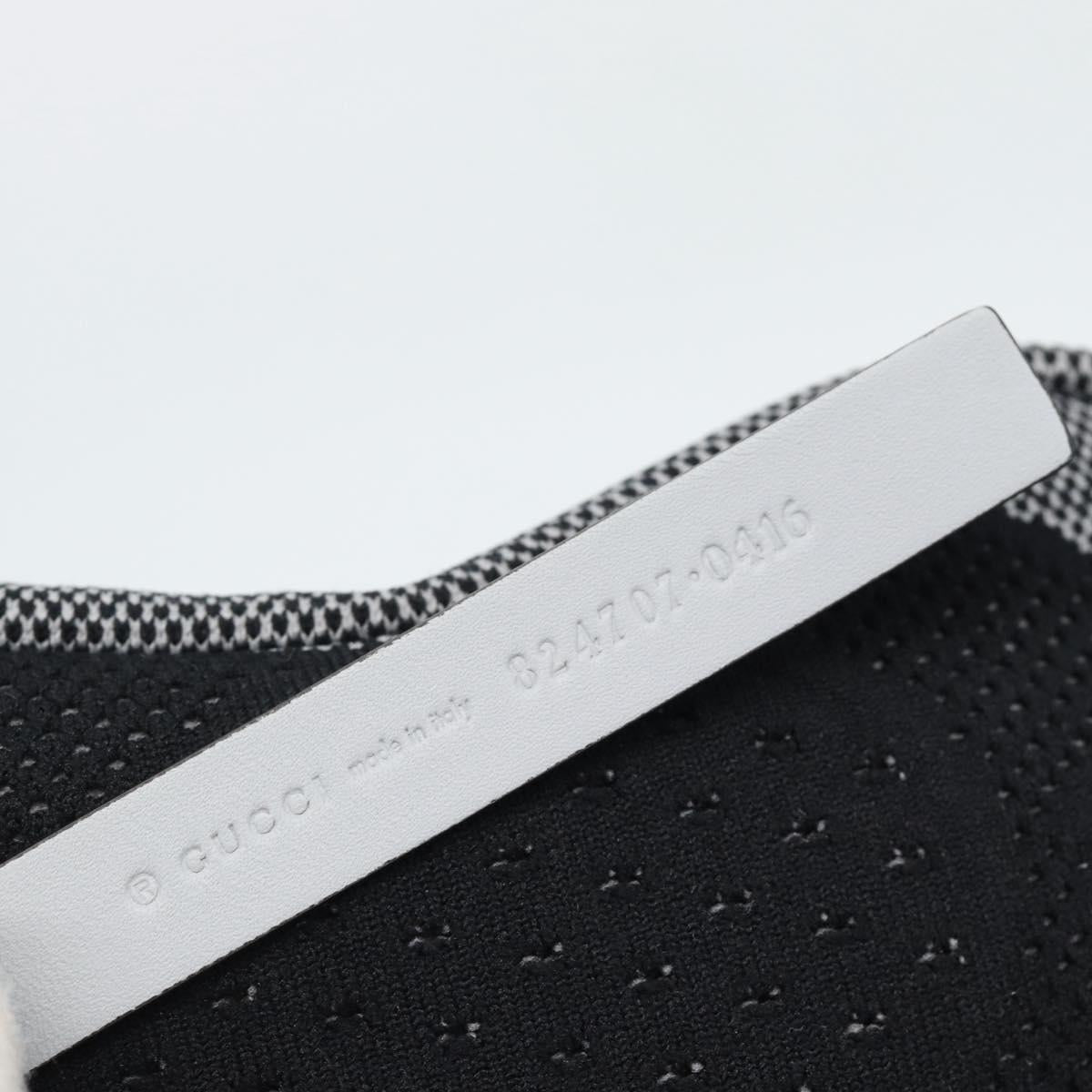 GUCCI Pouch Cotton Black Auth 183090M